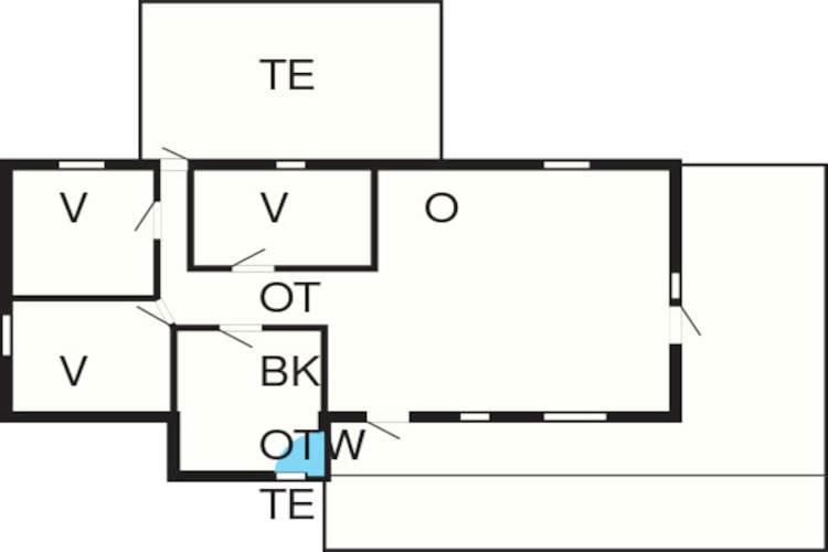 6 Person Holiday Home In R M Lakolk Экстерьер фото