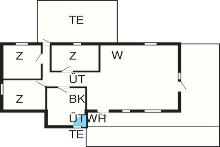 6 Person Holiday Home In R M Lakolk Экстерьер фото